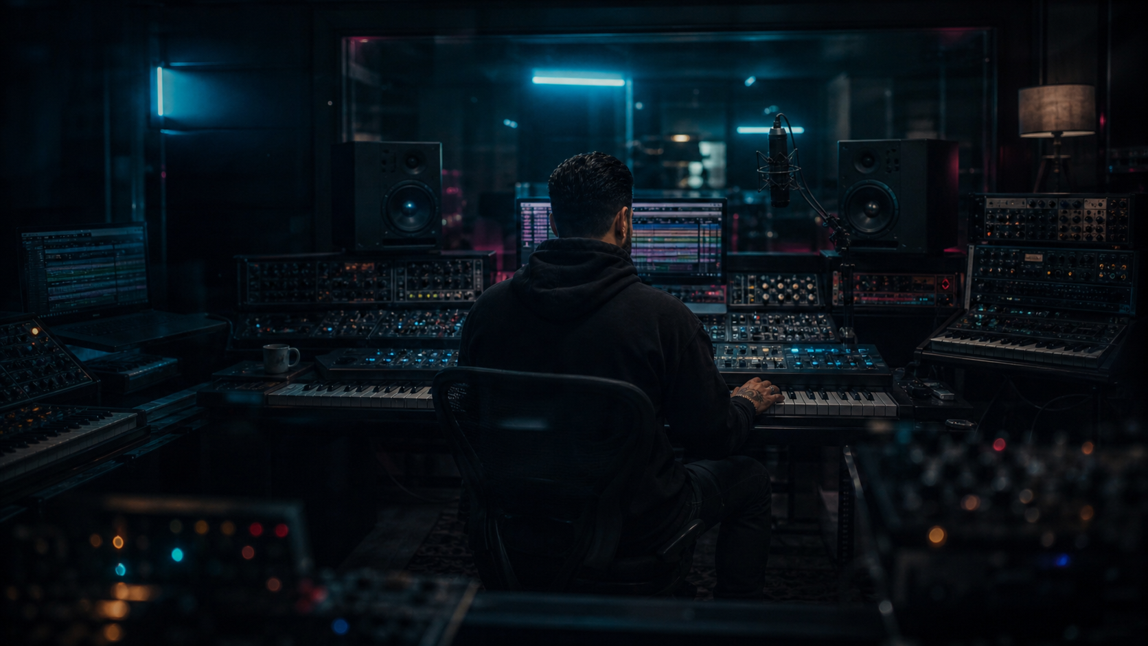 Arctic Room Studios control desk